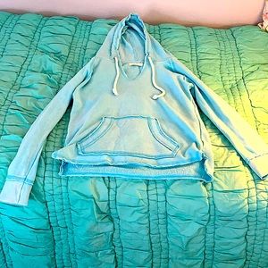 Blue hoodie/top by Ocean Drive. It is used but in great condition.